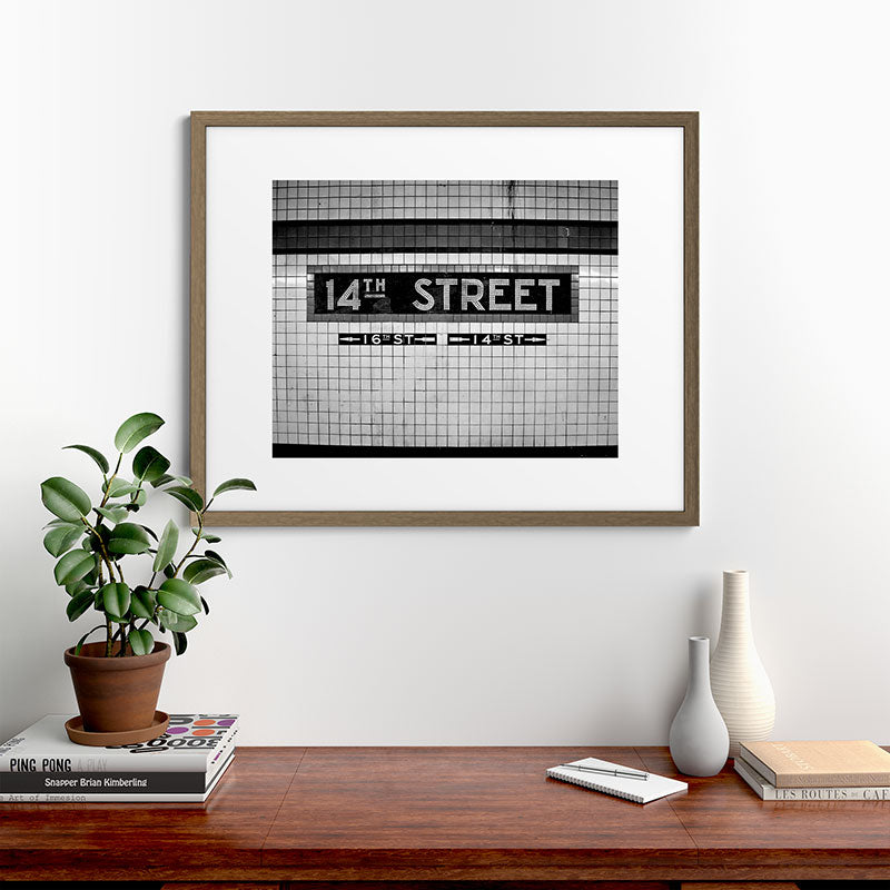 14th Street Framed Art Print
