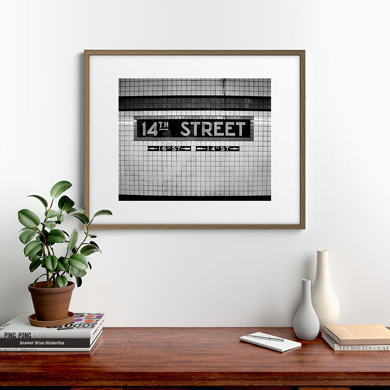 14th Street Framed Art Print