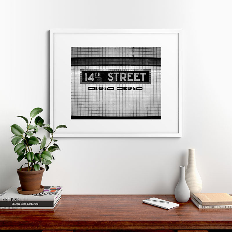 14th Street Framed Art Print