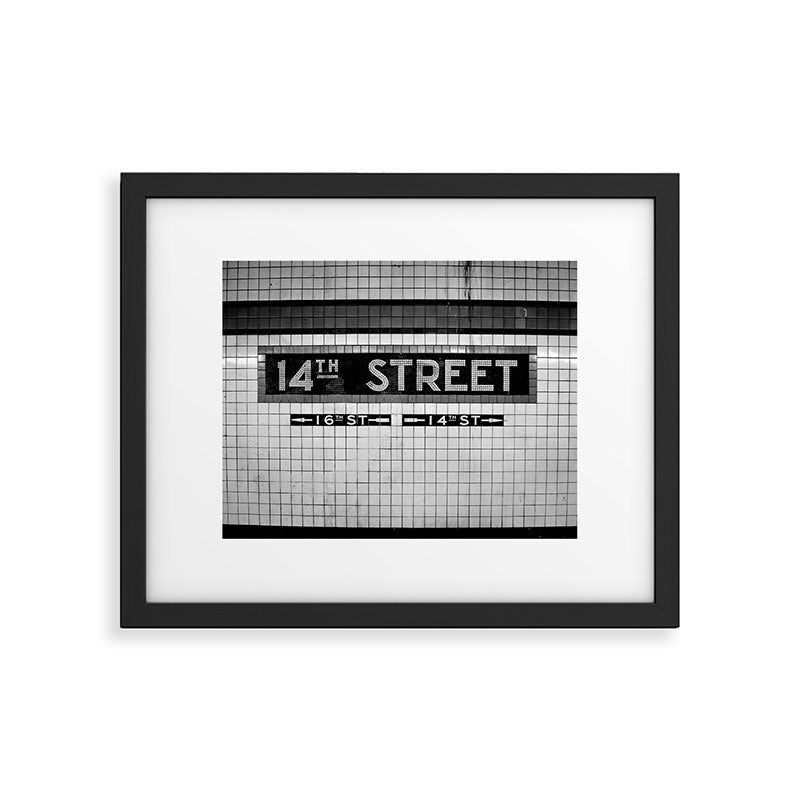 14th Street Framed Art Print