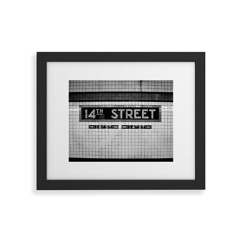14th Street Framed Art Print