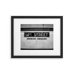 14th Street Framed Art Print