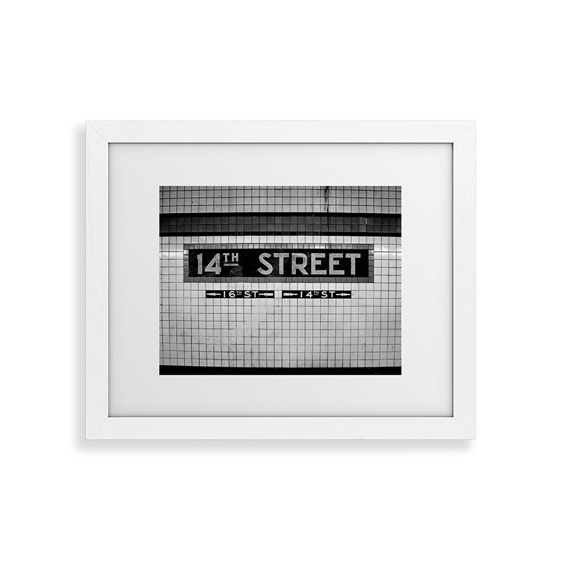 14th Street Framed Art Print