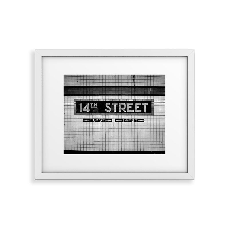 14th Street Framed Art Print