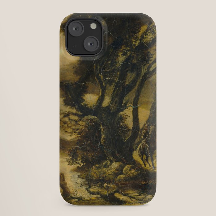 "Siegfried and the Rhine Maidens" by Albert Pinkham Ryder (1888/1891) iPhone Case