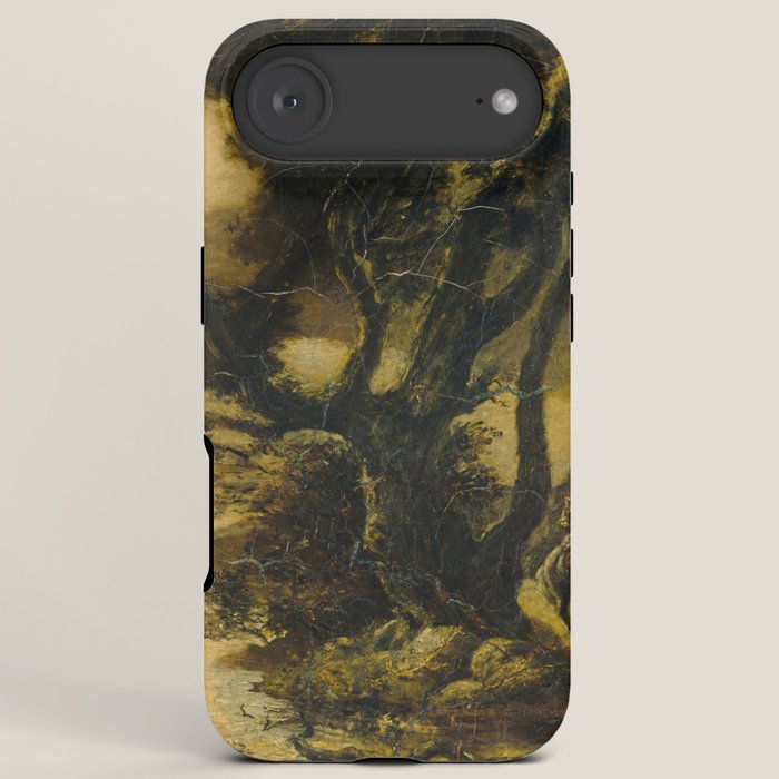"Siegfried and the Rhine Maidens" by Albert Pinkham Ryder (1888/1891) iPhone Case