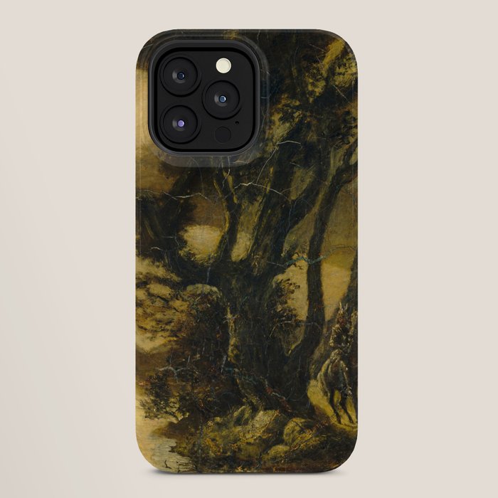 "Siegfried and the Rhine Maidens" by Albert Pinkham Ryder (1888/1891) iPhone Case