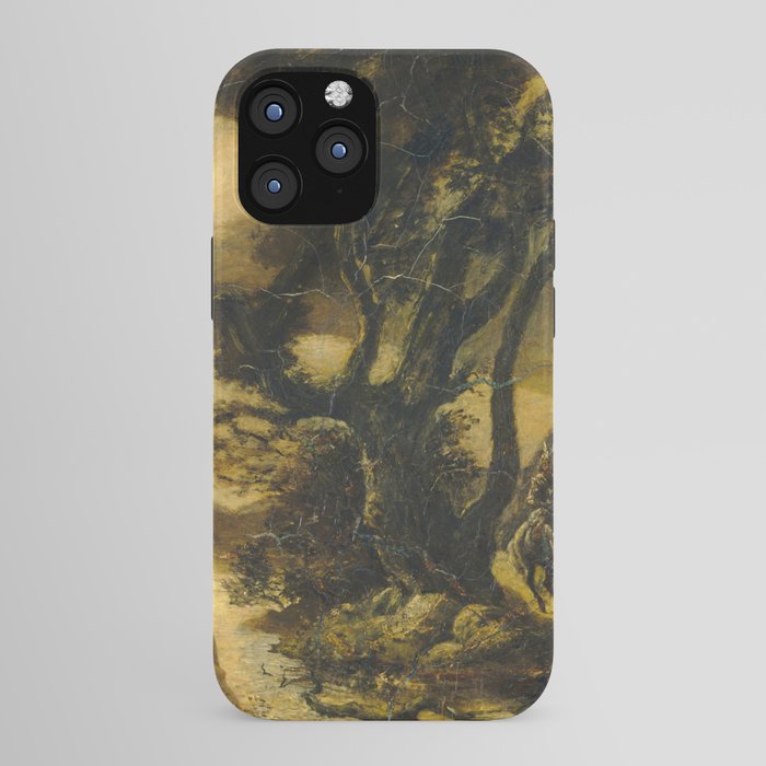 "Siegfried and the Rhine Maidens" by Albert Pinkham Ryder (1888/1891) iPhone Case