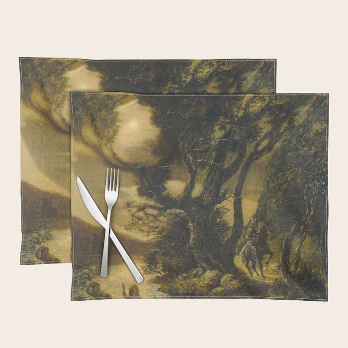 "Siegfried and the Rhine Maidens" by Albert Pinkham Ryder (1888/1891) Placemat