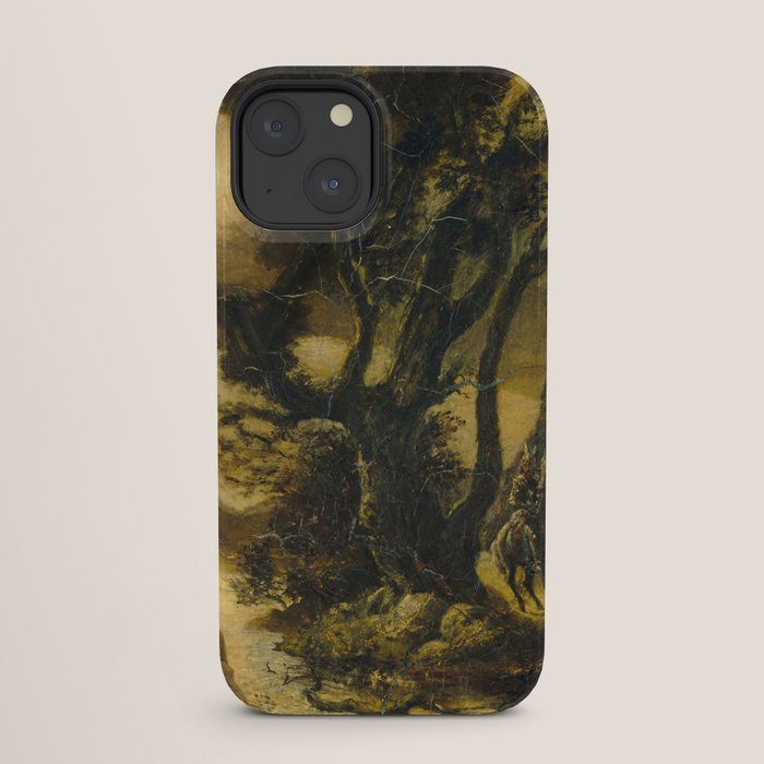 "Siegfried and the Rhine Maidens" by Albert Pinkham Ryder (1888/1891) iPhone Case