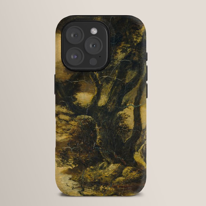"Siegfried and the Rhine Maidens" by Albert Pinkham Ryder (1888/1891) iPhone Case