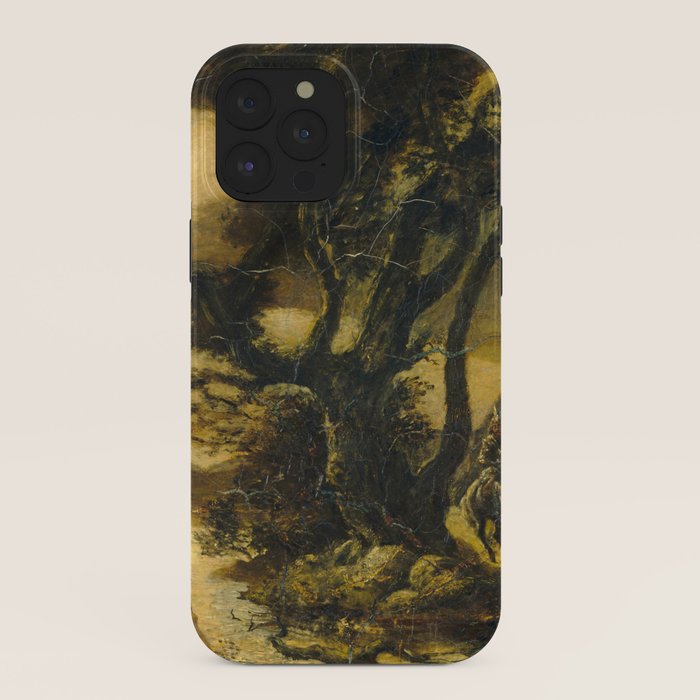 "Siegfried and the Rhine Maidens" by Albert Pinkham Ryder (1888/1891) iPhone Case