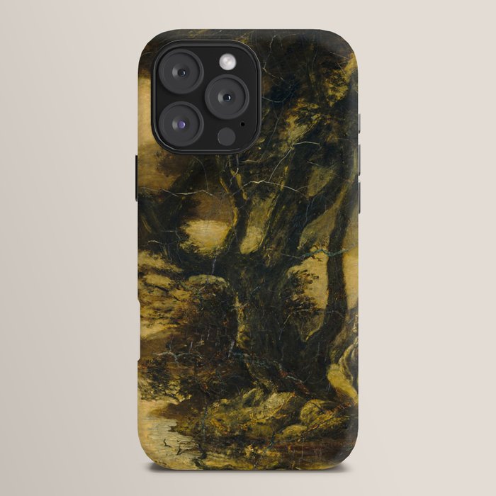 "Siegfried and the Rhine Maidens" by Albert Pinkham Ryder (1888/1891) iPhone Case