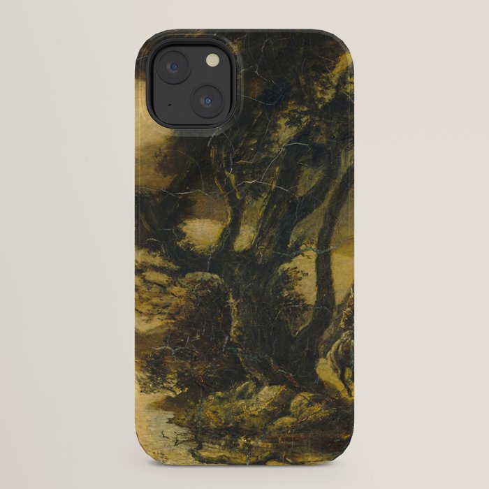 "Siegfried and the Rhine Maidens" by Albert Pinkham Ryder (1888/1891) iPhone Case