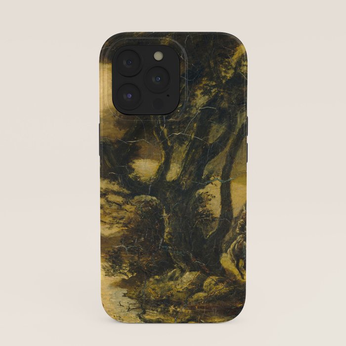 "Siegfried and the Rhine Maidens" by Albert Pinkham Ryder (1888/1891) iPhone Case