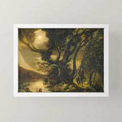 "Siegfried and the Rhine Maidens" by Albert Pinkham Ryder (1888/1891) Mini Art Print