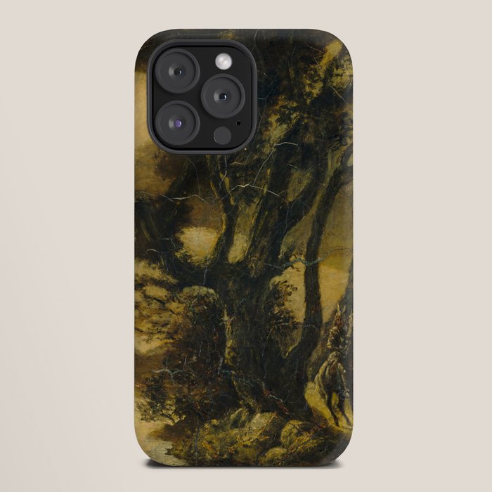 "Siegfried and the Rhine Maidens" by Albert Pinkham Ryder (1888/1891) iPhone Case