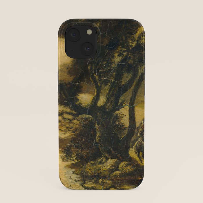 "Siegfried and the Rhine Maidens" by Albert Pinkham Ryder (1888/1891) iPhone Case