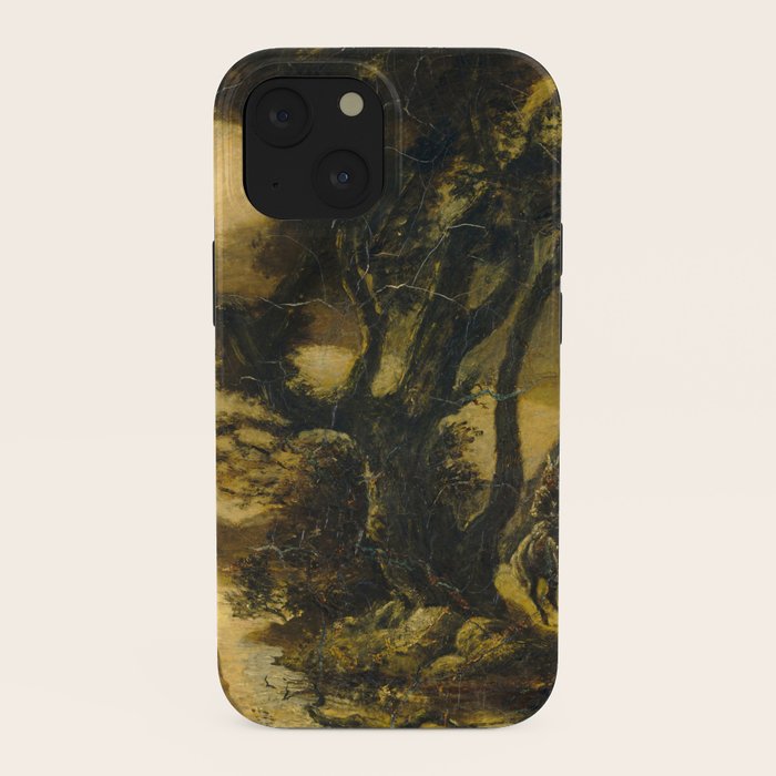 "Siegfried and the Rhine Maidens" by Albert Pinkham Ryder (1888/1891) iPhone Case