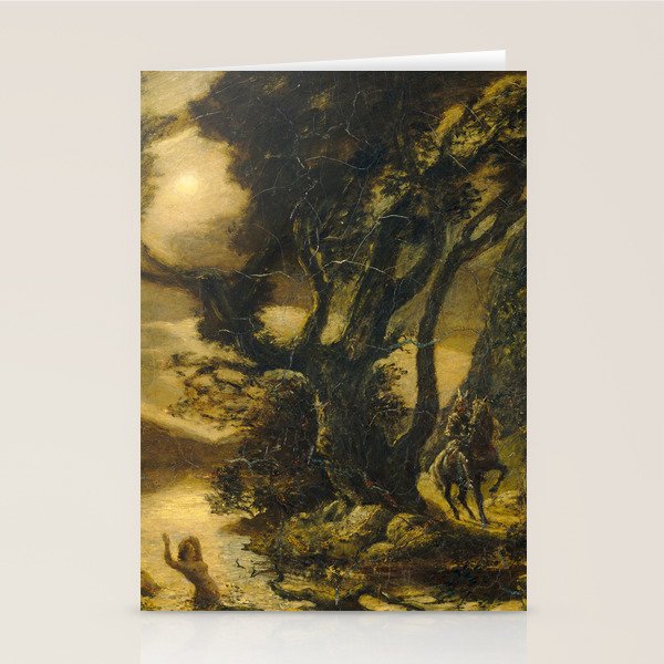 "Siegfried and the Rhine Maidens" by Albert Pinkham Ryder (1888/1891) Stationery Card