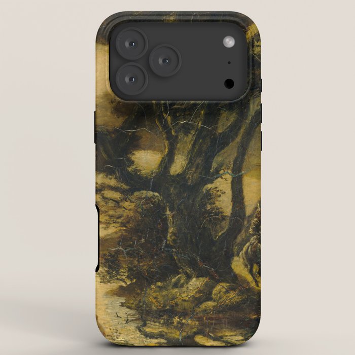 "Siegfried and the Rhine Maidens" by Albert Pinkham Ryder (1888/1891) iPhone Case