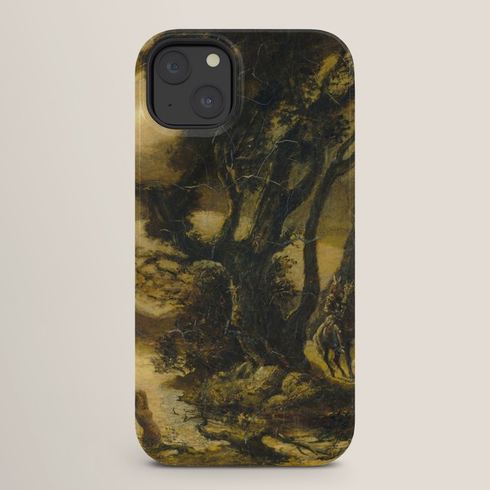 "Siegfried and the Rhine Maidens" by Albert Pinkham Ryder (1888/1891) iPhone Case