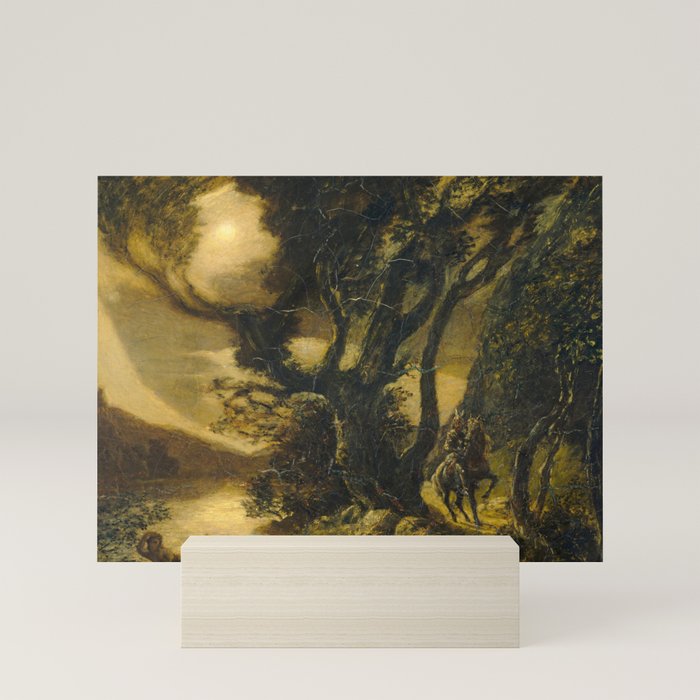 "Siegfried and the Rhine Maidens" by Albert Pinkham Ryder (1888/1891) Mini Art Print