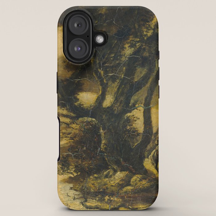 "Siegfried and the Rhine Maidens" by Albert Pinkham Ryder (1888/1891) iPhone Case