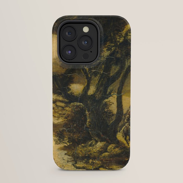 "Siegfried and the Rhine Maidens" by Albert Pinkham Ryder (1888/1891) iPhone Case