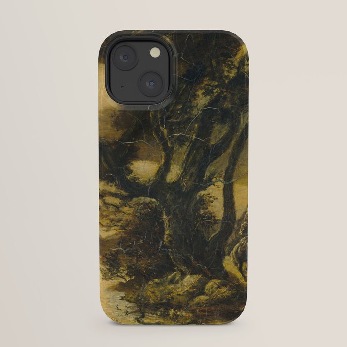 "Siegfried and the Rhine Maidens" by Albert Pinkham Ryder (1888/1891) iPhone Case