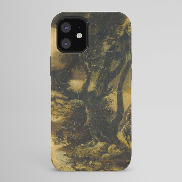 "Siegfried and the Rhine Maidens" by Albert Pinkham Ryder (1888/1891) iPhone Case