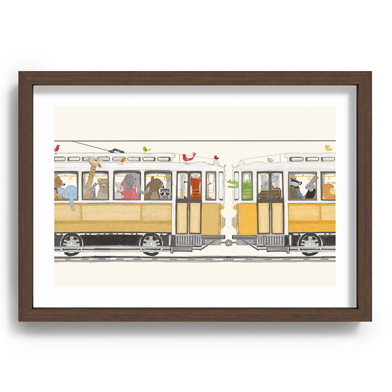 a city adventure edition Framed Art Print