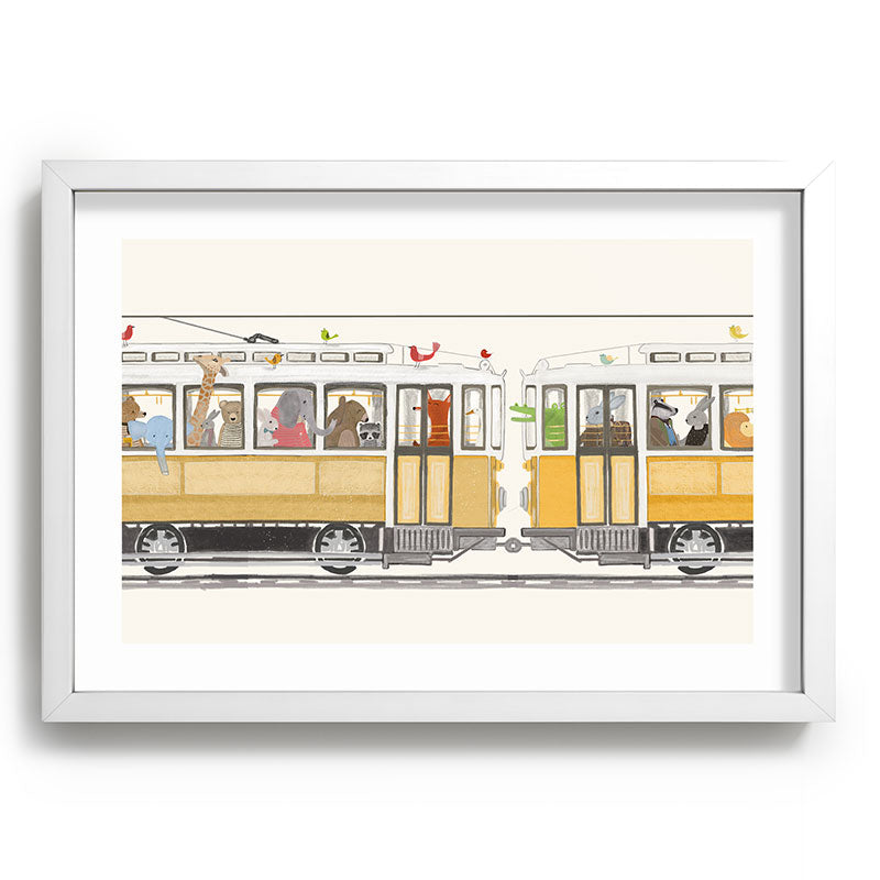 a city adventure edition Framed Art Print