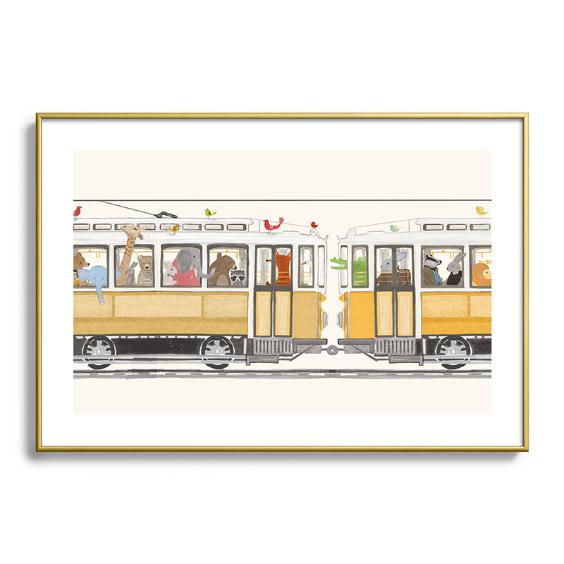 a city adventure edition Framed Art Print