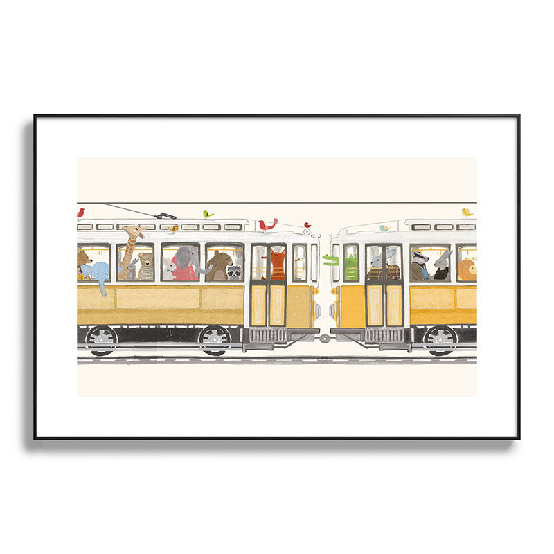 a city adventure edition Framed Art Print