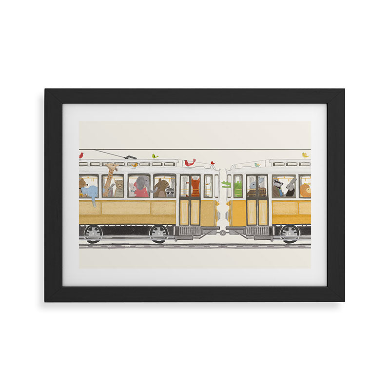 a city adventure edition Framed Art Print