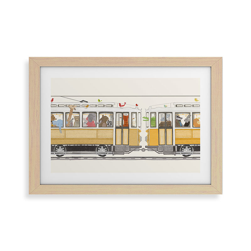 a city adventure edition Framed Art Print