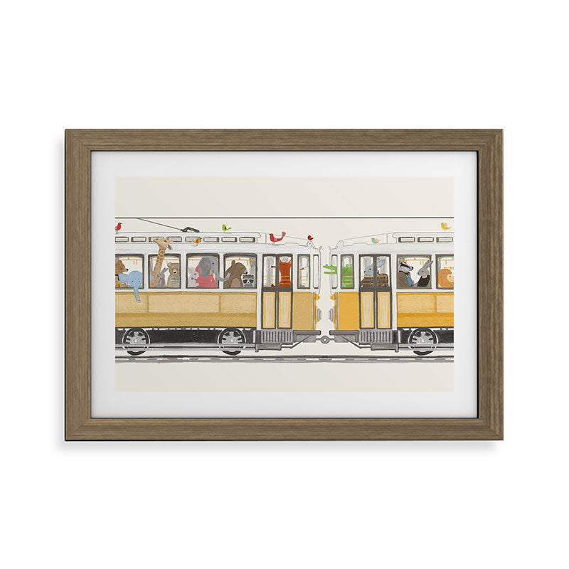 a city adventure edition Framed Art Print