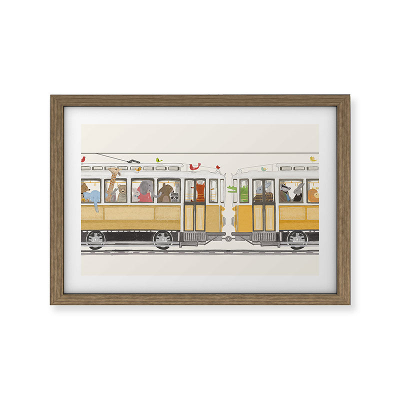 a city adventure edition Framed Art Print