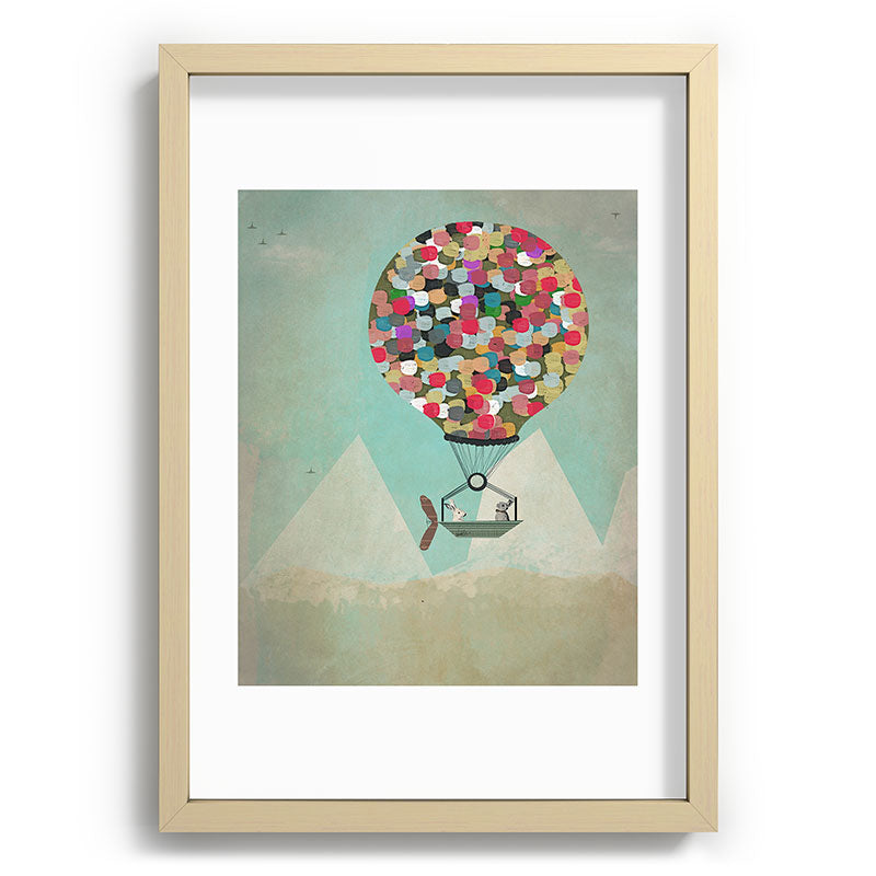 a little adventure Framed Art Print