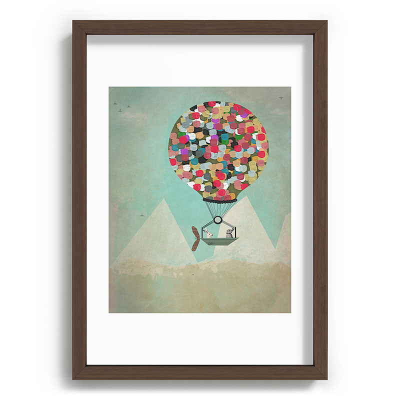 a little adventure Framed Art Print