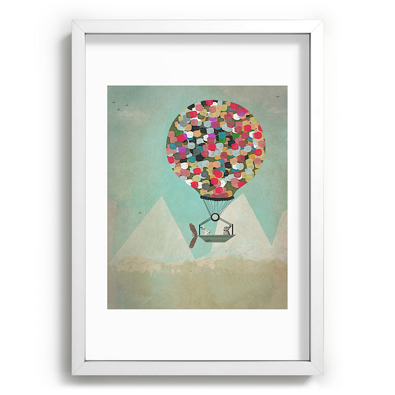 a little adventure Framed Art Print