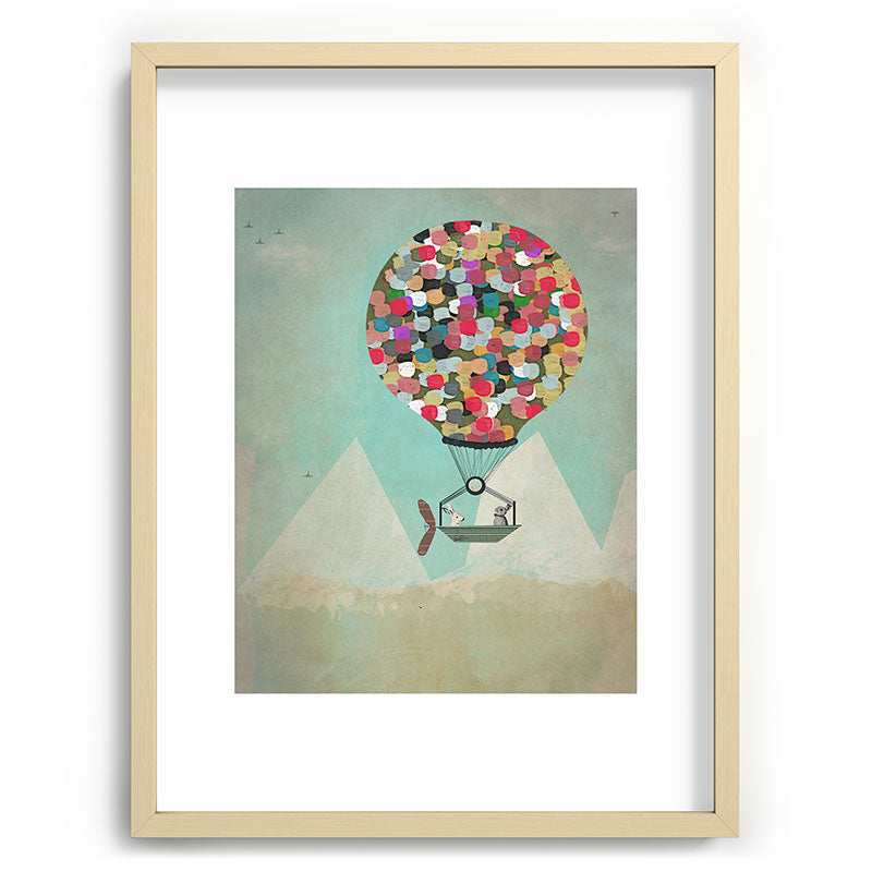 a little adventure Framed Art Print