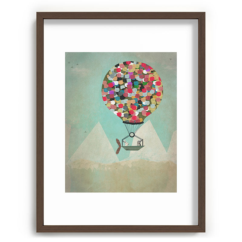 a little adventure Framed Art Print