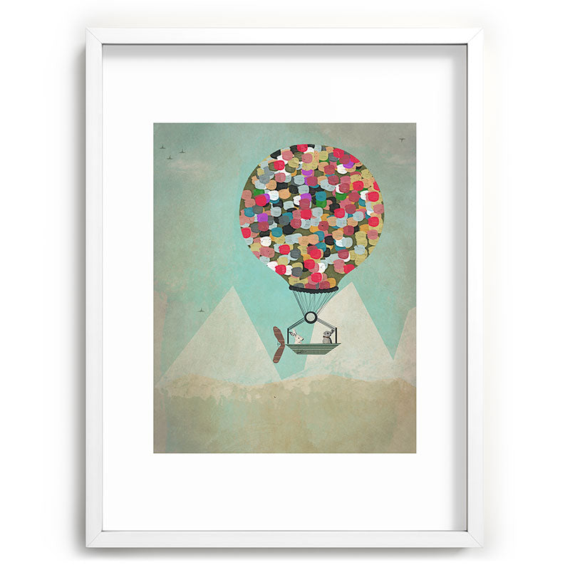a little adventure Framed Art Print
