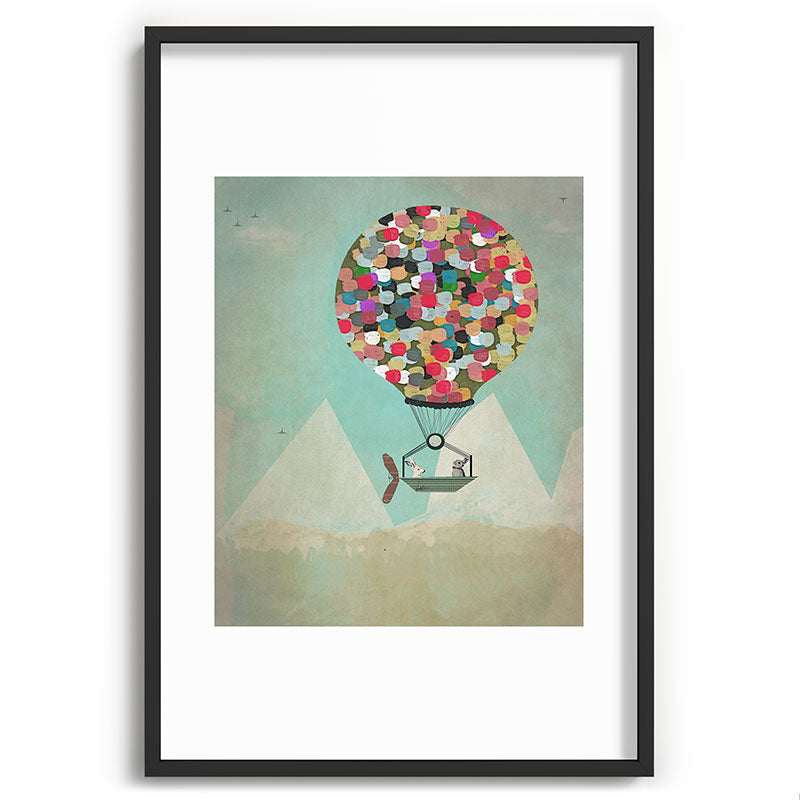 a little adventure Framed Art Print