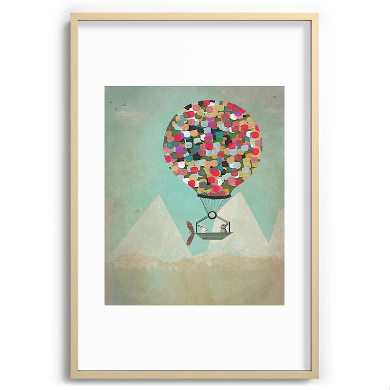 a little adventure Framed Art Print