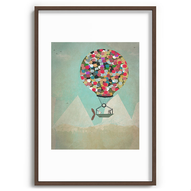 a little adventure Framed Art Print