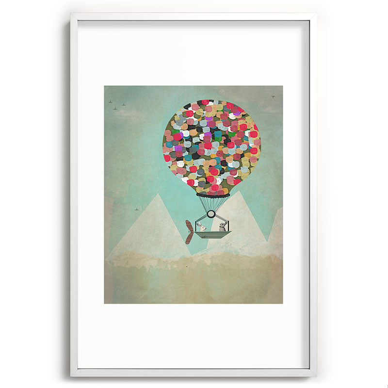 a little adventure Framed Art Print