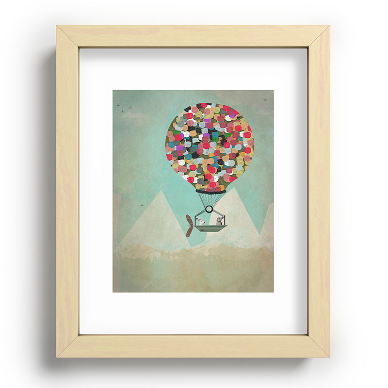 a little adventure Framed Art Print